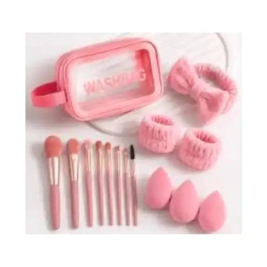Kit de Brochas de Maquillaje con Accesorios